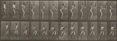 Plate Number 293. Cricket, batting and back cut