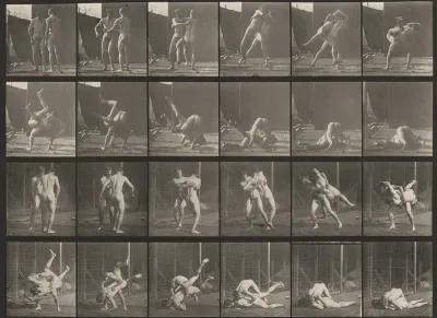 Plate Number 348. Wrestling, Graeco-Roman
