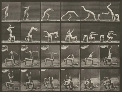 Plate Number 364. Handspring over a man's back