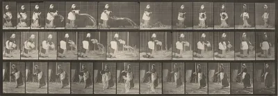 Plate Number 404. Emptying a bucket of water