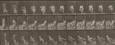 Plate Number 417. Toilet, sitting and putting on stockings
