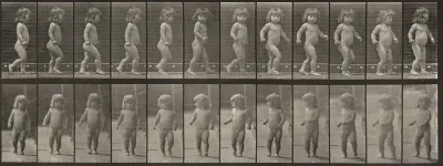 Plate Number 468. Child walking