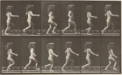 Plate Number 469. Child running