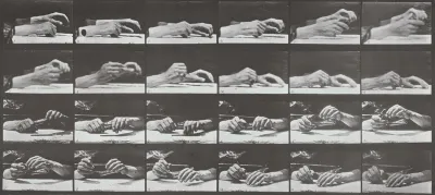 Plate Number 536. Movement of the hand, hand changing pencil