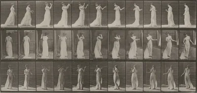 Plate Number 55. Walking and turning around, action of aversion