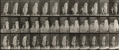 Plate Number 72. Running and leading child hand in hand