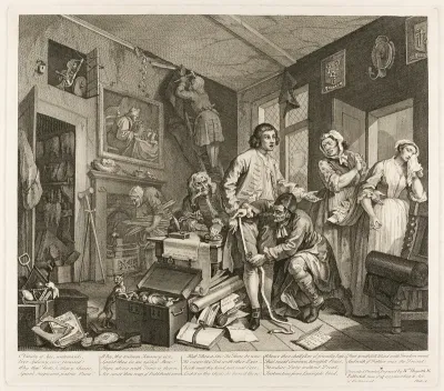 Plate One, from A Rake's Progress