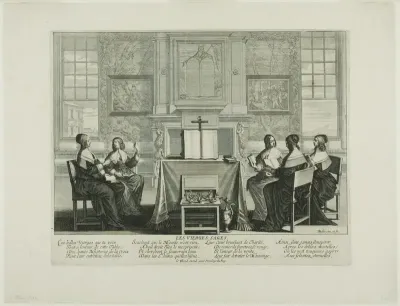 Plate One, from The Wise and Foolish Virgins, plate One