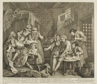 Plate Seven, from A Rake's Progress