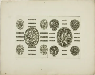 Plate Seven, from Book of Ornament