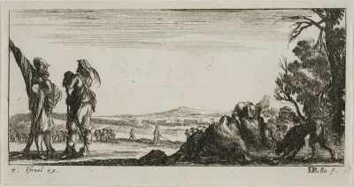 Plate Seven from Drawings of Several Movements by Soldiers