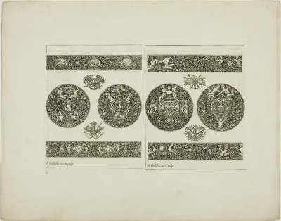 Plate Six, from Book of Ornament