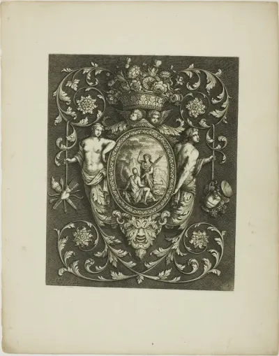 Plate Ten, from A New Book of Ornaments