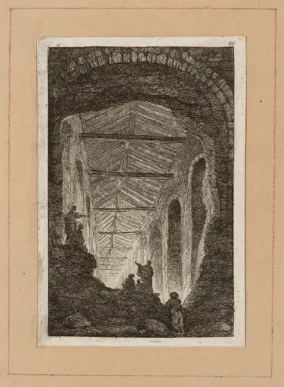 Plate Ten from Evenings in Rome