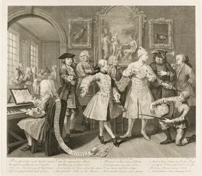 Plate Two, from A Rake's Progress