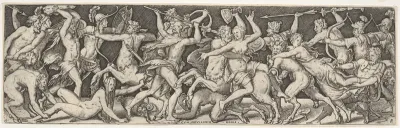 Plate VIII from "Battles and Victories" (Combats et Triomphes)