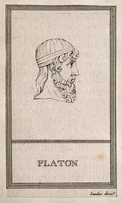 Plato. Line engraving