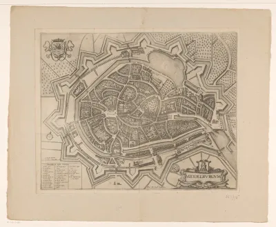 Plattegrond Middelburg