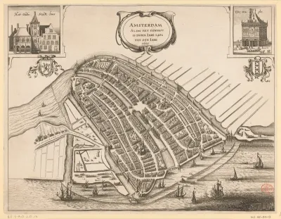 Plattegrond van Amsterdam, 1482-1601
