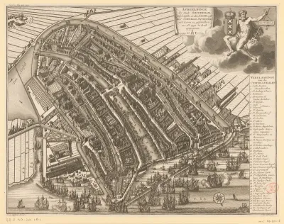 Plattegrond van Amsterdam, 1544