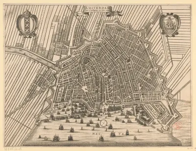 Plattegrond van Amsterdam, 1613