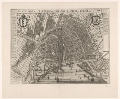 Plattegrond van Amsterdam