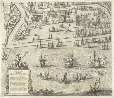 Plattegrond van Amsterdam (blad linksonder)