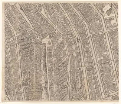 Plattegrond van Amsterdam (blad midden)