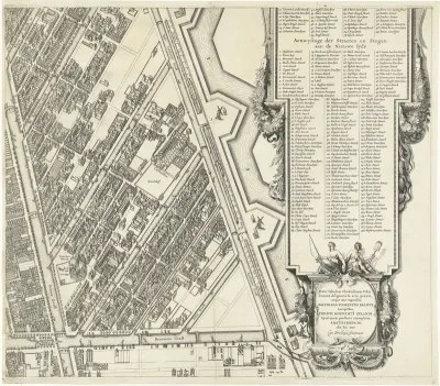 Plattegrond van Amsterdam (blad middenrechts)