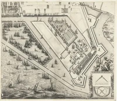 Plattegrond van Amsterdam (blad rechtsonder)