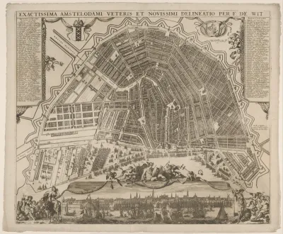 Plattegrond van Amsterdam