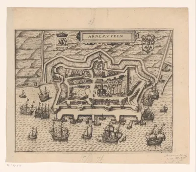 Plattegrond van Arnemuiden
