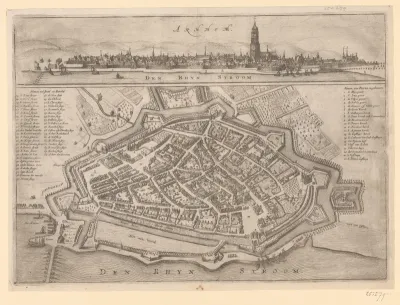 Plattegrond van Arnhem