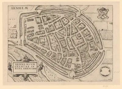 Plattegrond van Arnhem