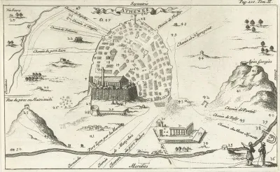 Plattegrond van Athene