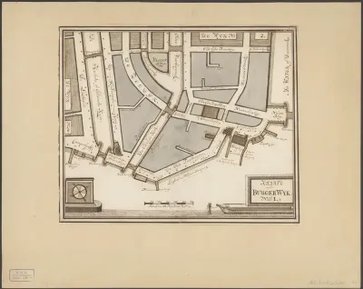 Plattegrond van burgerwijk I te Amsterdam