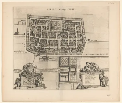 Plattegrond van Ciriè