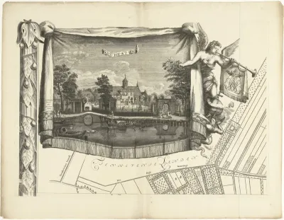 Plattegrond van de heerlijkheid Maarsseveen