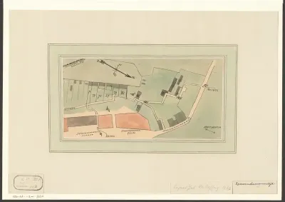 Plattegrond van de omgeving Spaarndammerdijk