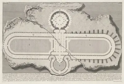 Plattegrond van de Santa Constanza te Rome