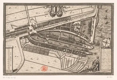 Plattegrond van Delfshaven