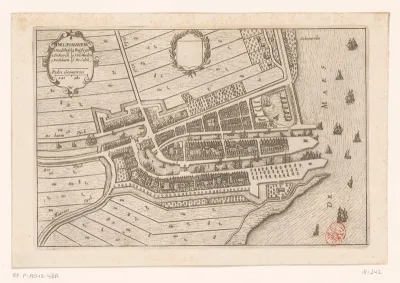 Plattegrond van Delfshaven