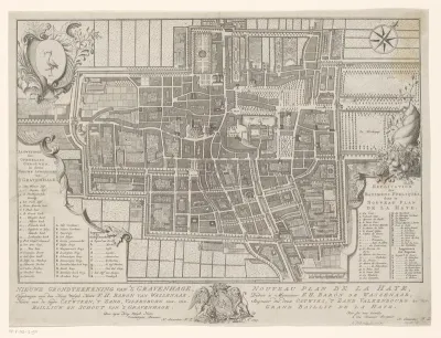 Plattegrond van Den Haag