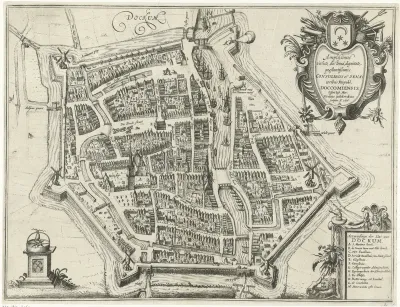 Plattegrond van Dokkum