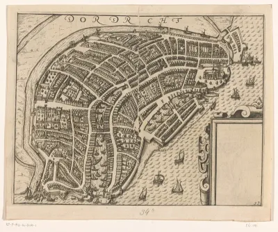 Plattegrond van Dordrecht