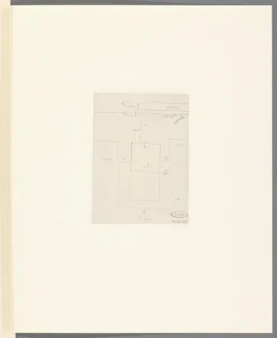 Plattegrond van een tuin