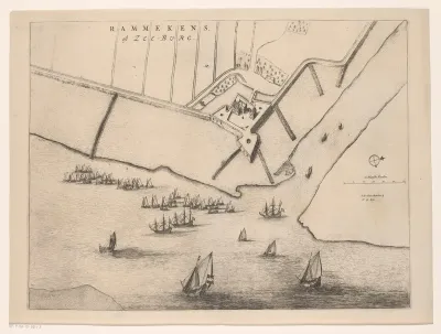 Plattegrond van Fort Rammekens