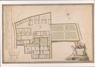 Plattegrond van het Generaalshuis, te Maastricht