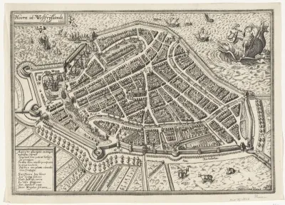 Plattegrond van Hoorn