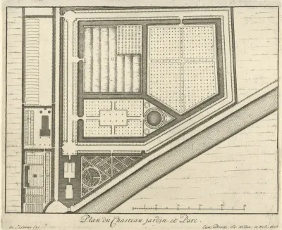 Plattegrond van landgoed Gunterstein, Breukelen